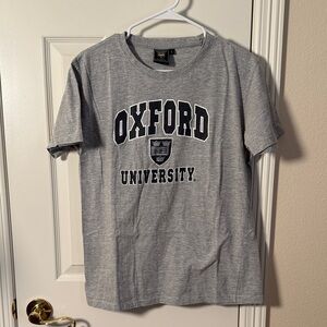Oxford University Short Sleeve Tee - Grey L (really a M)